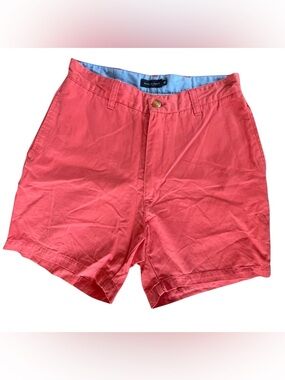 Southern Marsh Coral Flat-Front Men's Shorts